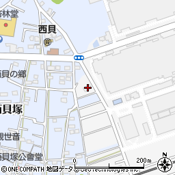 静岡県磐田市東貝塚1419周辺の地図
