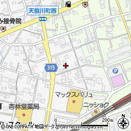 静岡県浜松市中央区和田町163周辺の地図