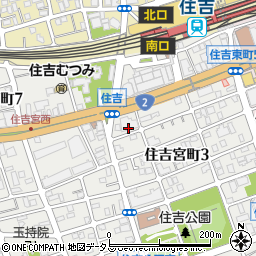 にぎり長次郎 神戸住吉店周辺の地図