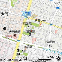 西来寺寺務所周辺の地図