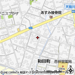 静岡県浜松市中央区和田町360周辺の地図