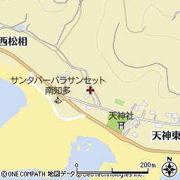 愛知県知多郡南知多町山海天神西周辺の地図