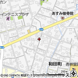 静岡県浜松市中央区和田町391周辺の地図