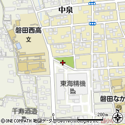 静岡県磐田市国府台114周辺の地図
