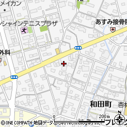 静岡県浜松市中央区和田町456周辺の地図