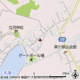 岡山県岡山市東区草ケ部168周辺の地図