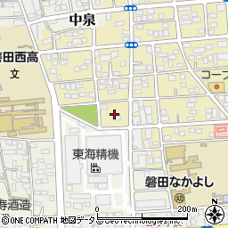 静岡県磐田市国府台111周辺の地図