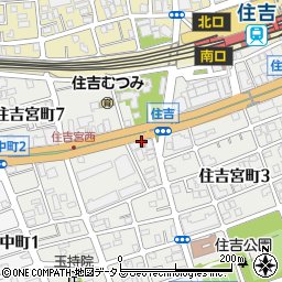 神戸住吉郵便局 ＡＴＭ周辺の地図