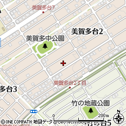 兵庫県神戸市西区美賀多台2丁目15周辺の地図