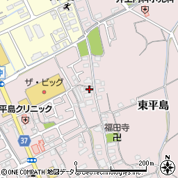 岡山県岡山市東区東平島1076周辺の地図
