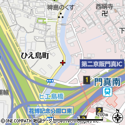 マル信ひえ島544-1駐車場周辺の地図