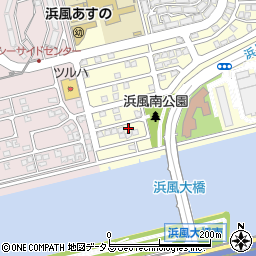 兵庫県芦屋市浜風町13-5周辺の地図