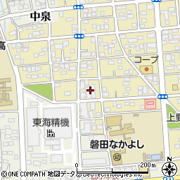 静岡県磐田市国府台105周辺の地図