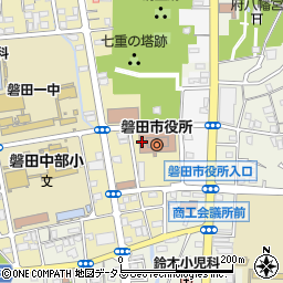 静岡県磐田市国府台3周辺の地図