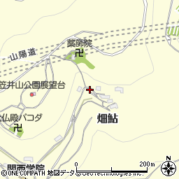 岡山県岡山市北区畑鮎122周辺の地図