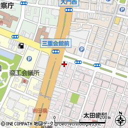 三菱ＵＦＪ銀行松阪支店 ＡＴＭ周辺の地図