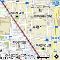 細山熱器株式会社　大阪営業所周辺の地図