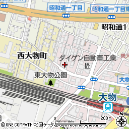 兵庫県尼崎市東大物町2丁目4-21周辺の地図