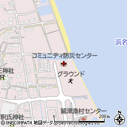 表鷲津コミニュテイ防災センター周辺の地図
