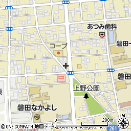 静岡県磐田市国府台98-7周辺の地図