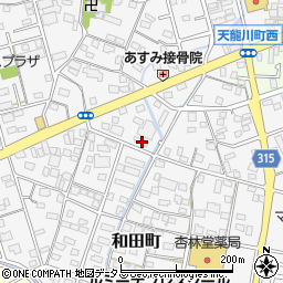 静岡県浜松市中央区和田町472周辺の地図