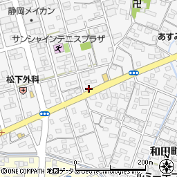 静岡県浜松市中央区和田町501周辺の地図