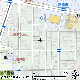 静岡県浜松市中央区野口町周辺の地図