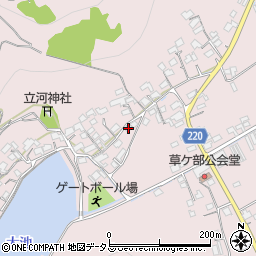 岡山県岡山市東区草ケ部153周辺の地図
