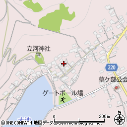 岡山県岡山市東区草ケ部166周辺の地図
