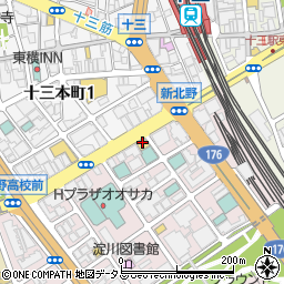 興亜朝日十三ビル管理事務所周辺の地図