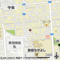 静岡県磐田市国府台105-4周辺の地図