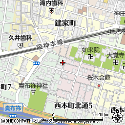 兵庫県尼崎市汐町2周辺の地図