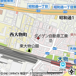 兵庫県尼崎市東大物町2丁目4-20周辺の地図