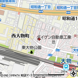 兵庫県尼崎市東大物町2丁目4-4周辺の地図