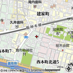 兵庫県尼崎市汐町30-7周辺の地図