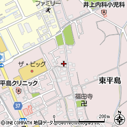 岡山県岡山市東区東平島991周辺の地図