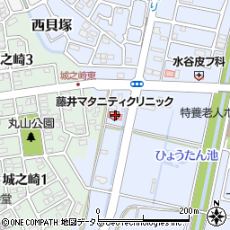 藤井マタニティクリニック周辺の地図