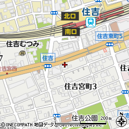 八剣伝 JR住吉駅前店周辺の地図