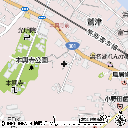 静岡県湖西市鷲津428周辺の地図