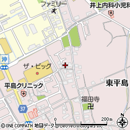 岡山県岡山市東区東平島992-1周辺の地図