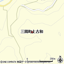 島根県浜田市三隅町上古和周辺の地図