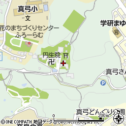 長弓寺 薬師院周辺の地図