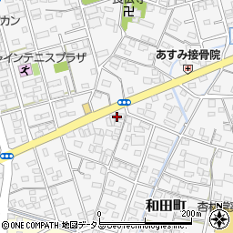 静岡県浜松市中央区和田町461周辺の地図