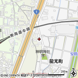 静岡県浜松市中央区龍光町111周辺の地図