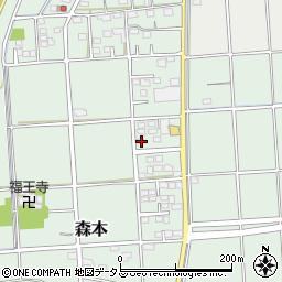 静岡県磐田市森本131周辺の地図