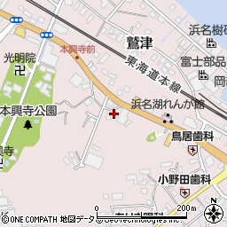 静岡県湖西市鷲津453-3周辺の地図