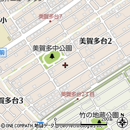 兵庫県神戸市西区美賀多台2丁目16周辺の地図