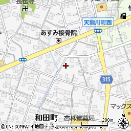 静岡県浜松市中央区和田町245周辺の地図