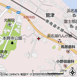 静岡県湖西市鷲津453-5周辺の地図