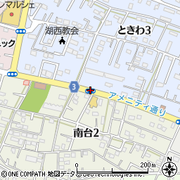 JA上の原支店周辺の地図